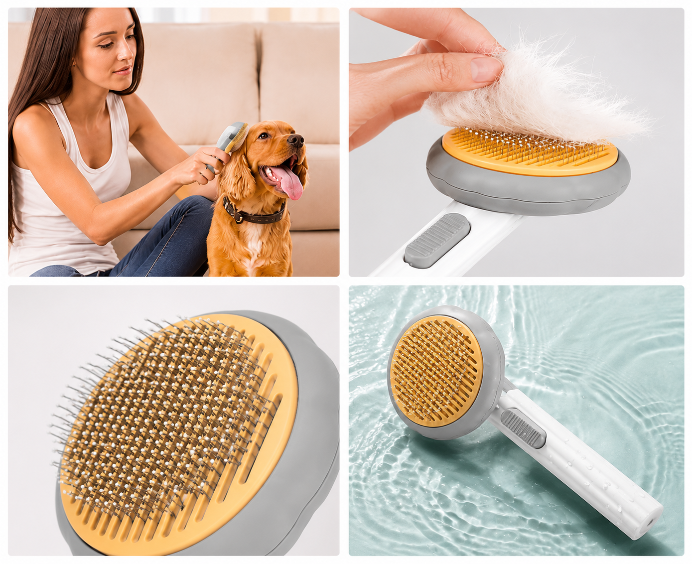 Peine Removedor de Pelo Mascotas