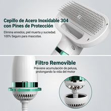 Cepillo Secador Para Mascotas 2 En 1