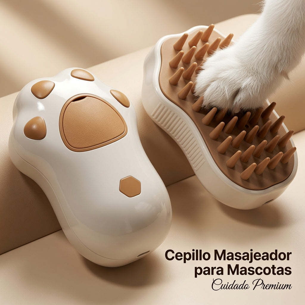 Cepillo Vaporizador Mascotas