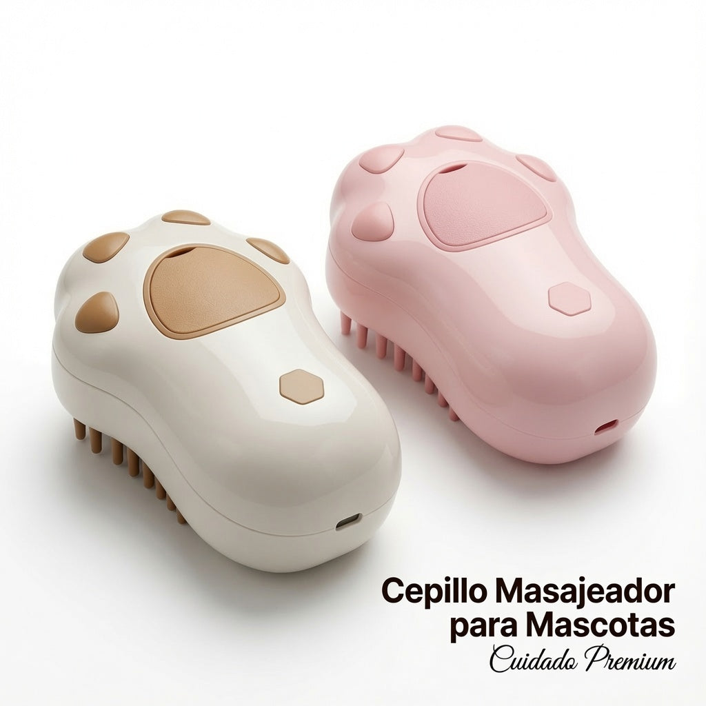 Cepillo Vaporizador Mascotas