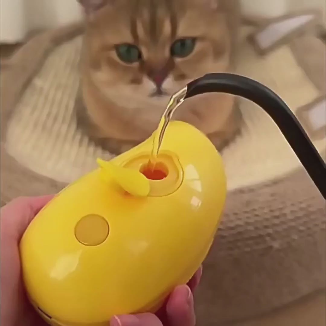 Cepillo Vaporizador 3 en 1 para Perros y Gatos | Elimina Pelo Muerto y Masajea